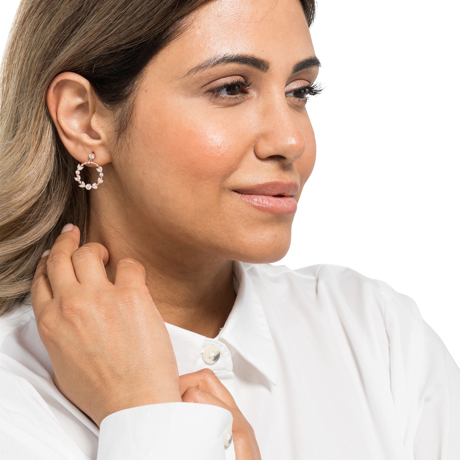Heideman Boucles d'oreilles Sienja couleur or rose