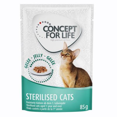 Concept for Life i saus og gelé blandet sparepakke 24 x 85 g