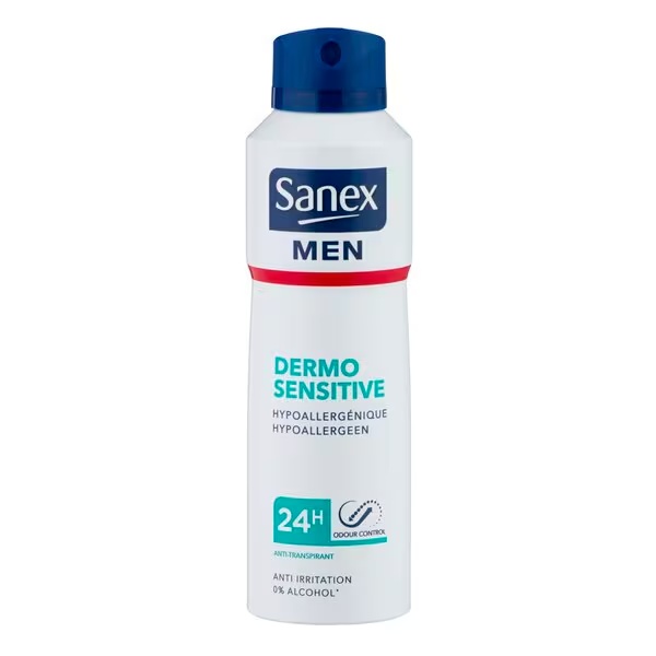 Sanex Men Dermo Sensitive 24-urni antiperspirant v spreju<br>200 ml - Občutljiva koža