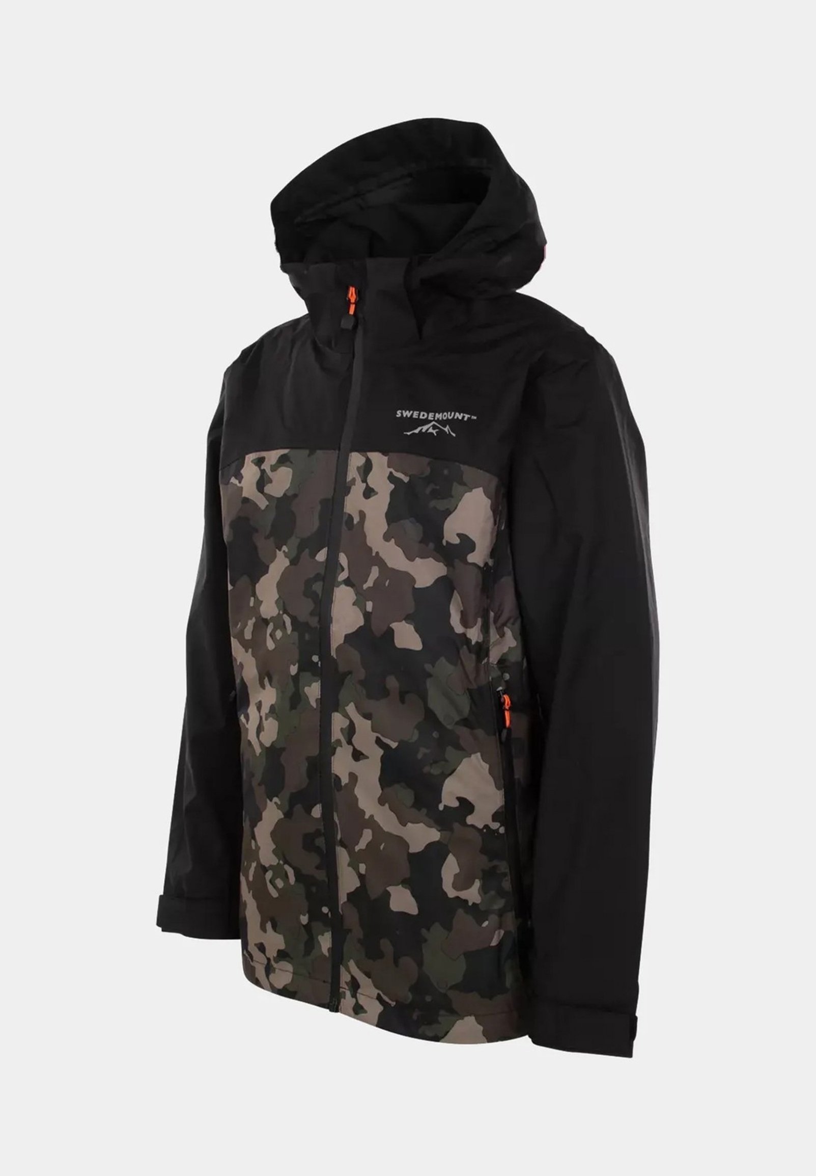 Swedemount BODÖ RAIN - Waterdichte jas - zwartgroene camouflage