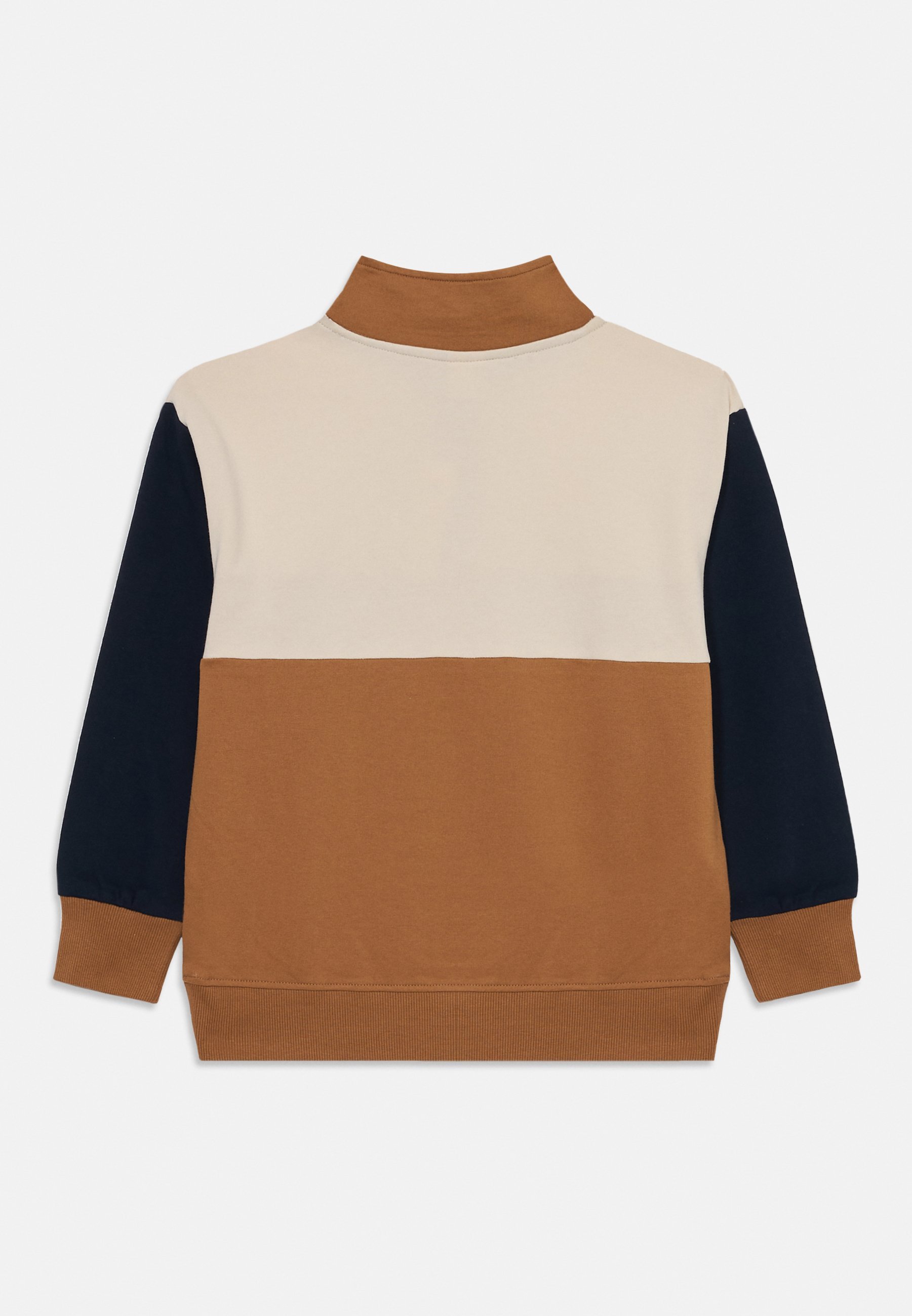 Pull Lindex à demi-zip - Sweat-shirt - beige foncé délavé