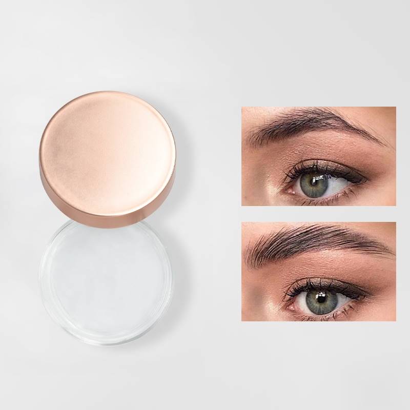 Cire à sourcils longue tenue de marque privée, gel coiffant transparent pour sourcils denses, outils cosmétiques pour femmes