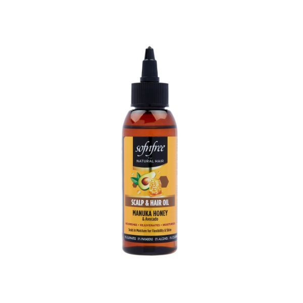 Olio per cuoio capelluto e capelli SNF Naturals con miele di Manuka e avocado