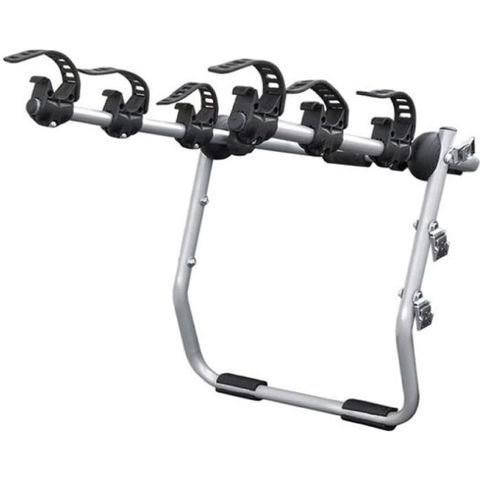 Bike rack - Driver - Universal - Lacquered steel - 3 bikes - Tailgate mounting