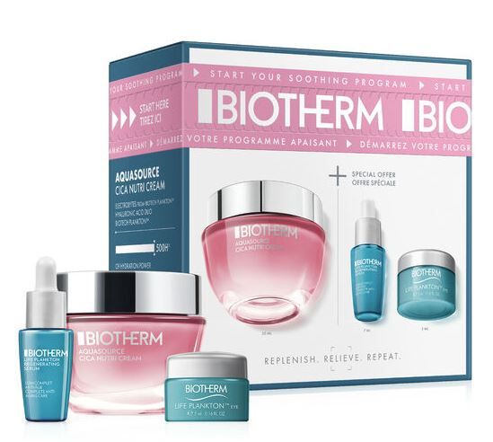 „Aquasource Rich Cream Moisturizer“ rinkinys kasdienei priežiūrai Prabangūs seifai