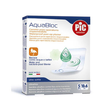 Pic Leikkauksen jälkeiset sidokset Aquabloc 10x6cm 5 kpl 5 kpl