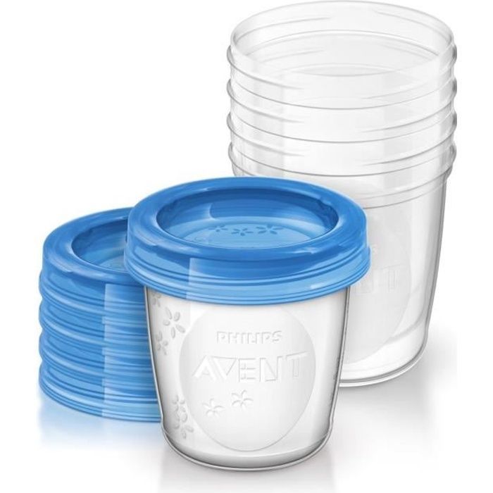 Contenitori riutilizzabili PHILIPS AVENT SCF619/05, 5 x 180 ml