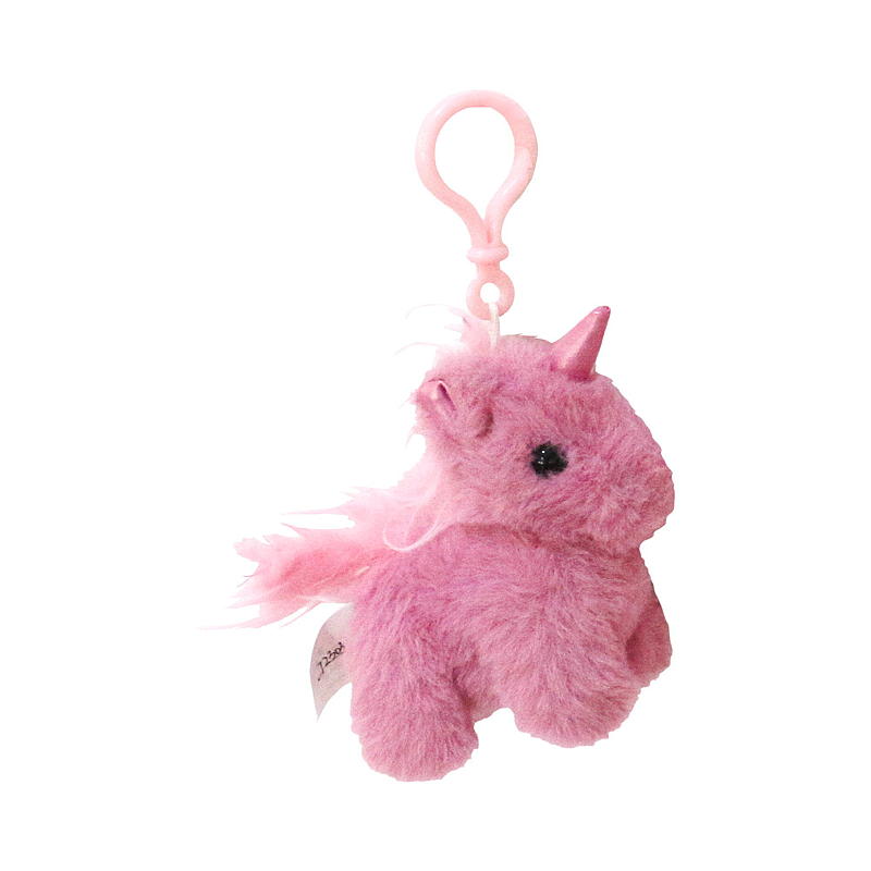 Mini unicorno FunToys con clip rosa