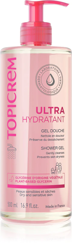 Topicrem UH BODY Gel de Limpeza Suave para rosto, corpo e cabelo