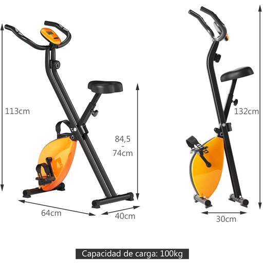Costway Indoor-Heimtrainer, geeignet für Benutzer bis 100 kg