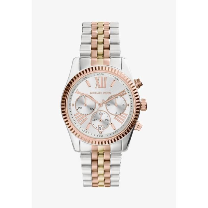 Reloj de mujer - MICHAEL KORS Lexington MK5735 - Cuarzo - Brazalete de acero - Plata/Oro