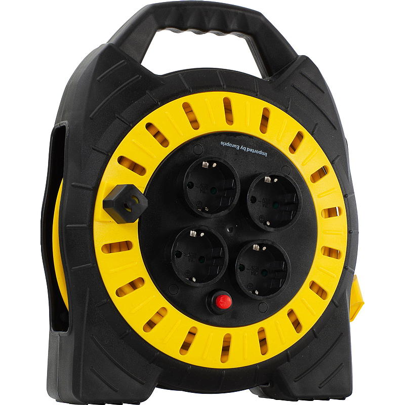 Arbejdskabelrulle pvc 20 m / 1,0 mm2
