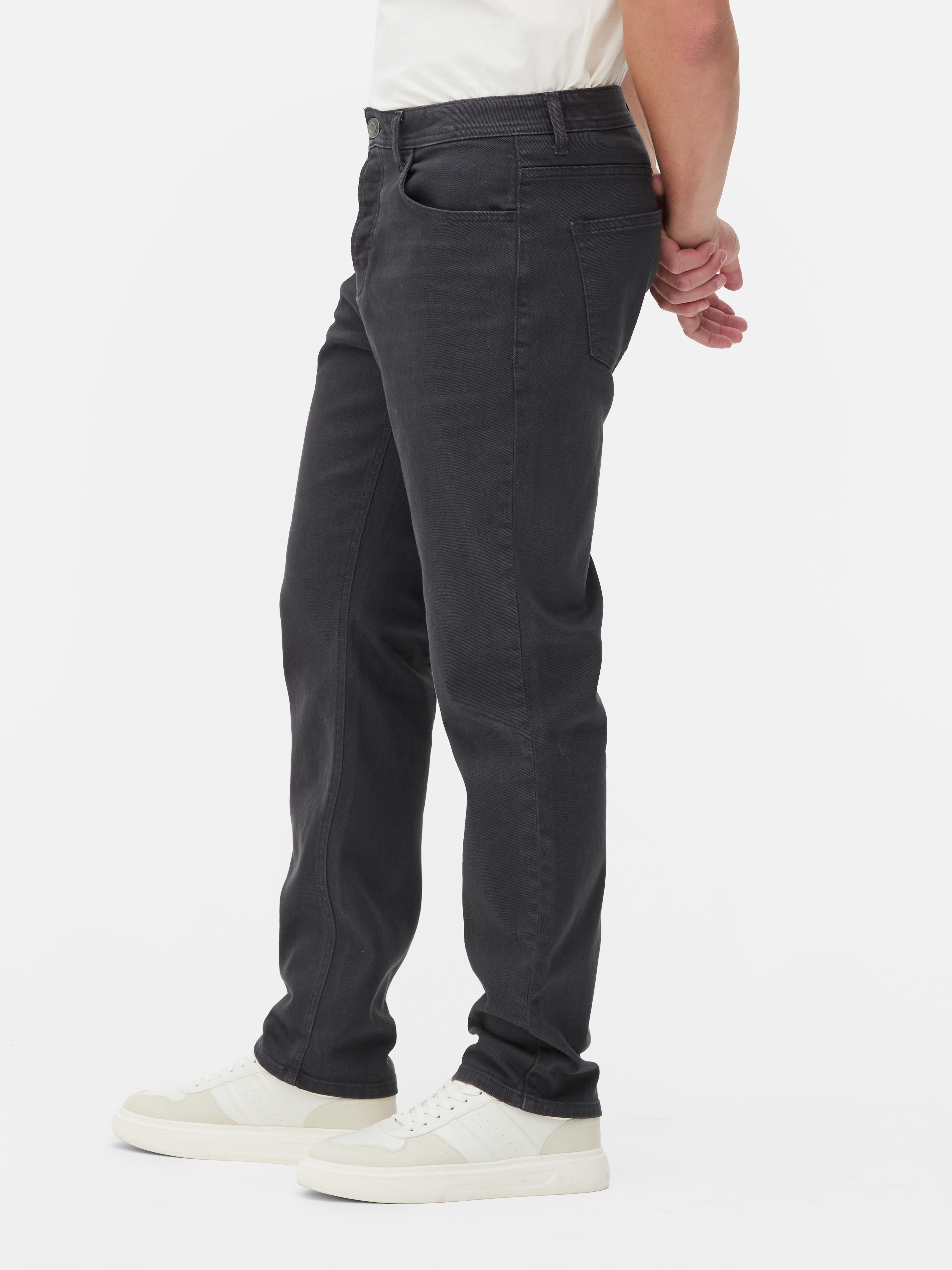 Blugi drepți Blugi casual drepți cu cinci buzunare