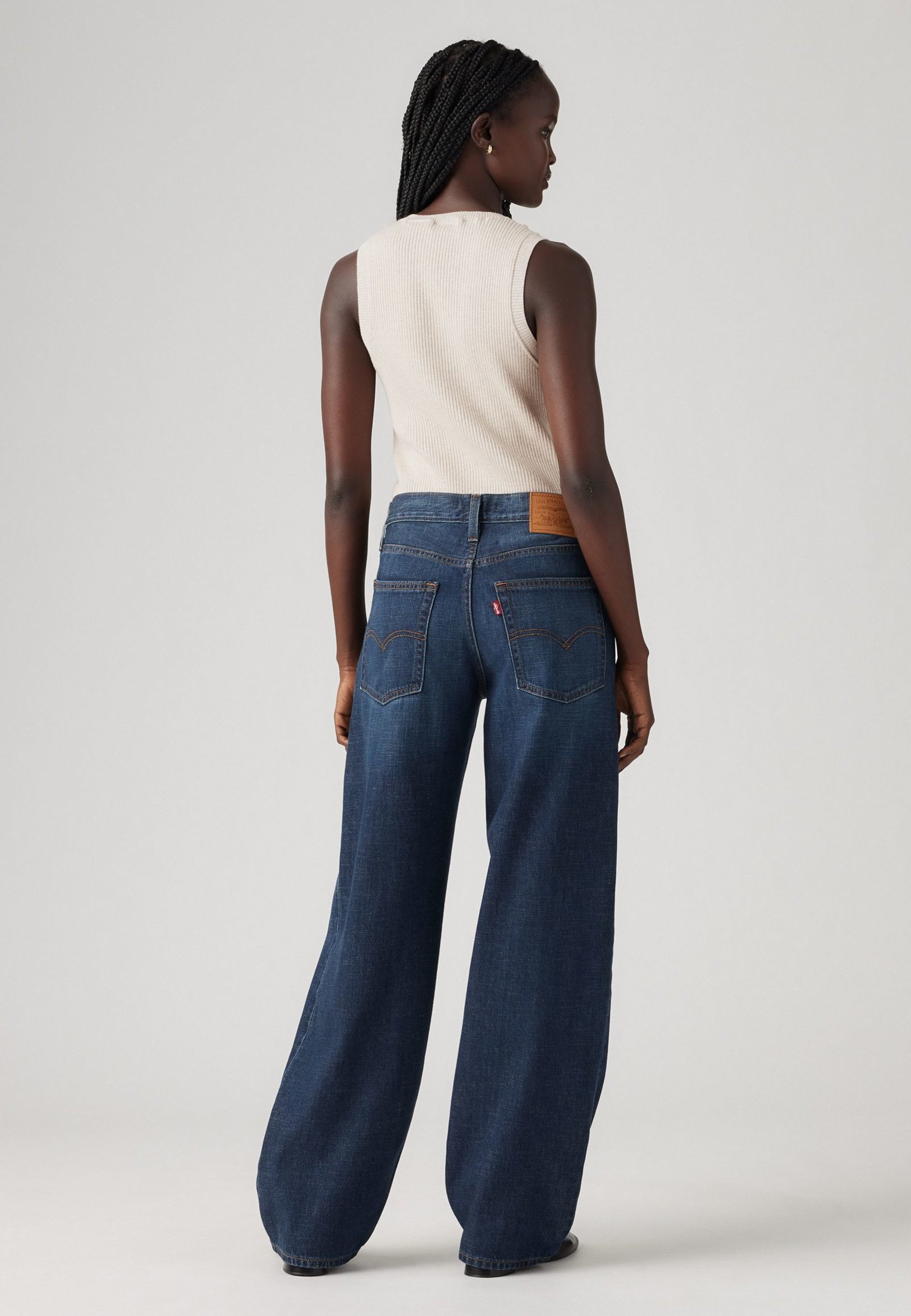 Levi's® BAGGY DAD - Relaxed fit jeans - vind je linnen + denim erg?