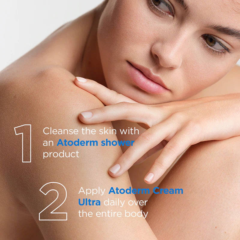 Bioderma Atoderm Créme Creme Corporal Ultranutritivo para Pele Normal, Seca e Sensível, Sem Fragrância