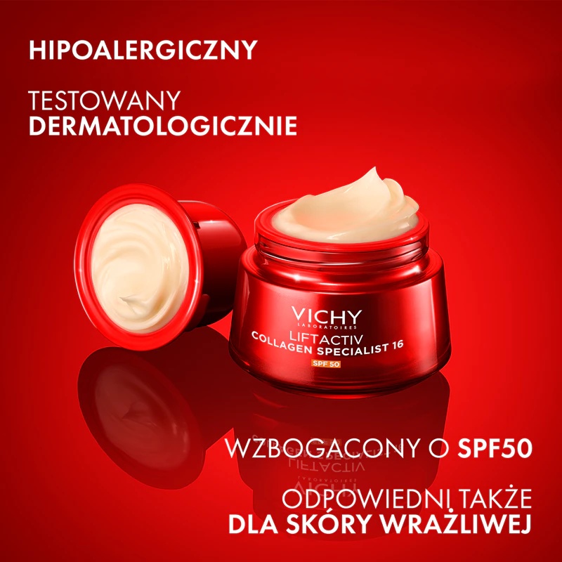 Виши Лифтактив Колаген Специјалиста 16 SPF 50 Дневна крема против старења SPF 50