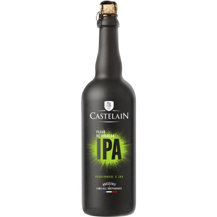 Cerveza IPA Fleur de Houblon - Castelain - 6.50% ABV - 75cl x6