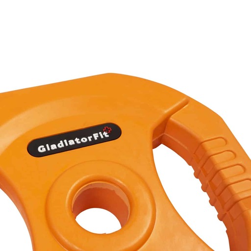  Gladiatorfit Pump Weight Disc with Rubber Coating and Handles Ø 31mm