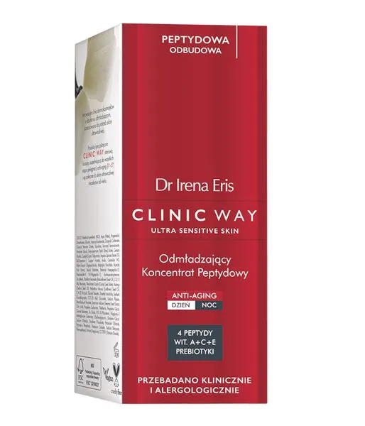 Dr Irena Eris Clinic Way Odmładzający koncentrat peptydowy 30ml