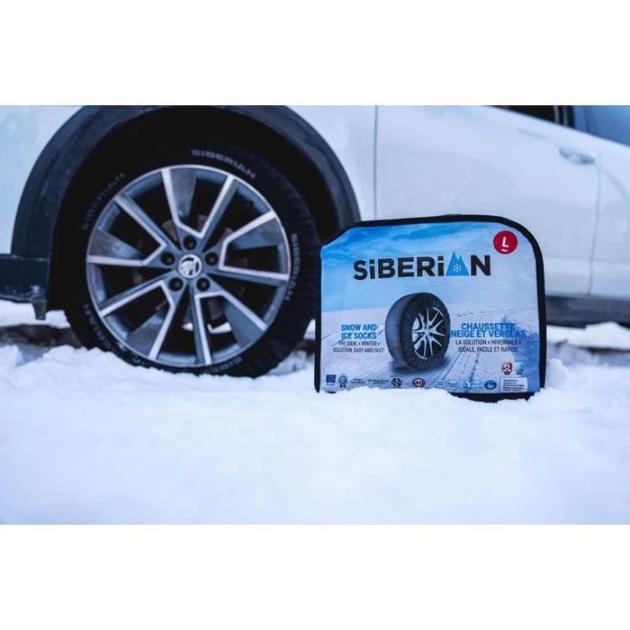 Chaussettes neige pour Voiture, SUV, 4x4 - SIBERIAN XL Taille: 225/60-17