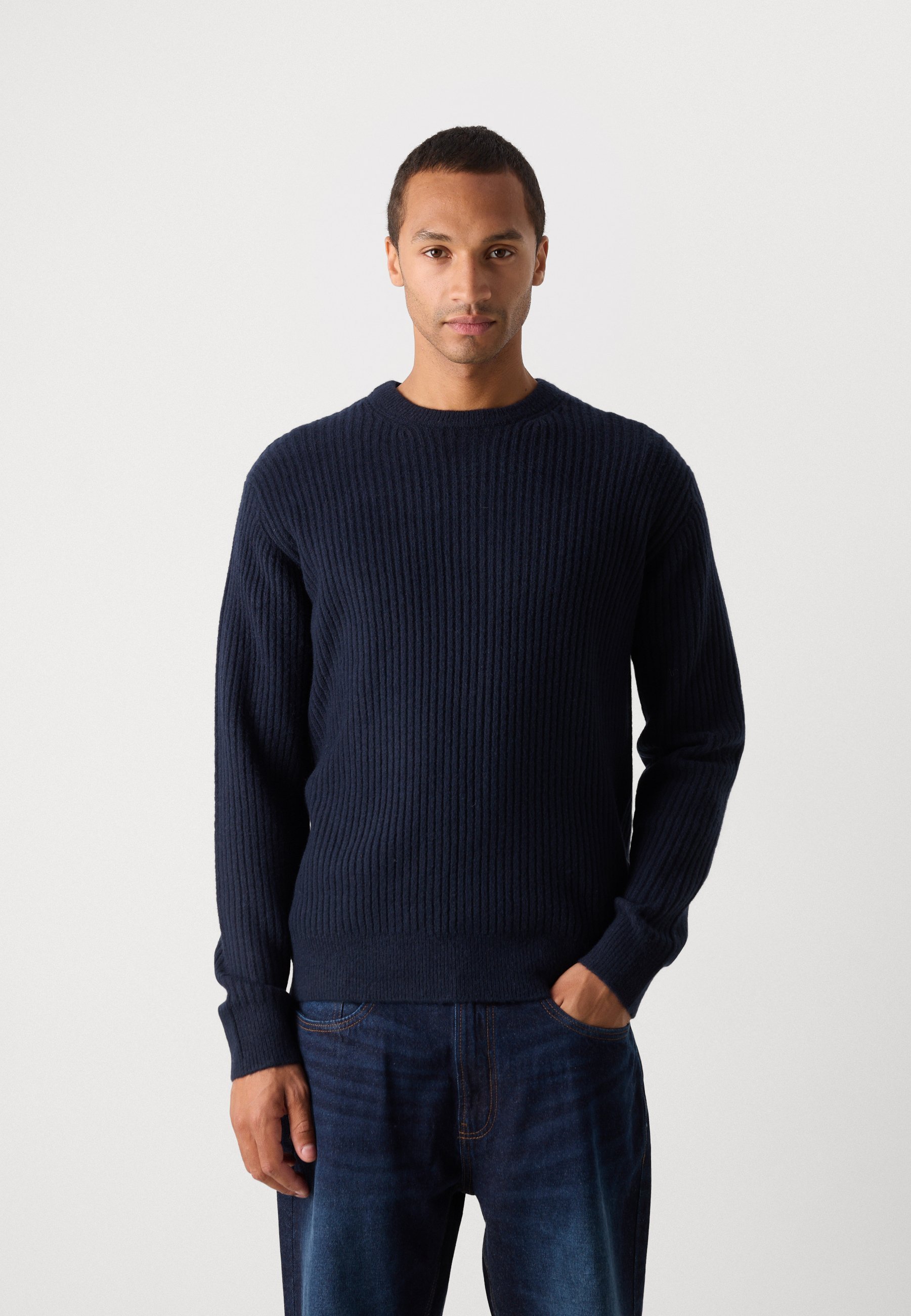 INDICODE JEANS O NECK - Pulóver - sötétkék