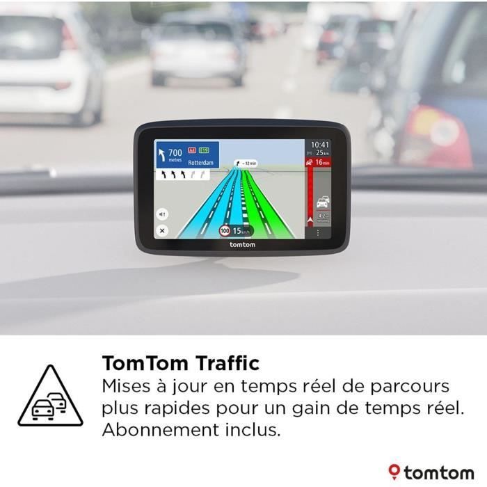 TomTom GO Classic 5 de 2.ª generación - GPS para coche - Pantalla de 5 pulgadas - Información de tráfico TomTom - Asistente de mantenimiento de carril - Mapa europeo de 27 pulgadas
