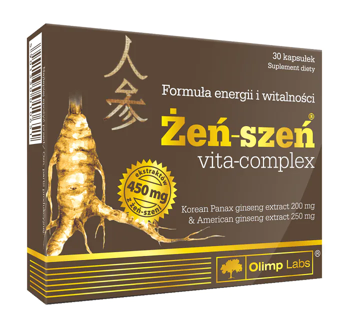 Olimp Żeń-szeń Vita Complex, Suplement diety na zwiększenie energii, Kapsułki