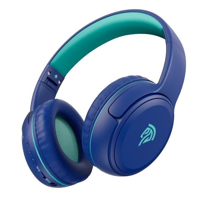 Auriculares Bluetooth para niños con limitador de volumen, auriculares inalámbricos para niños, audífonos Bluetooth inalámbricos para niños de 3 a 12 años.