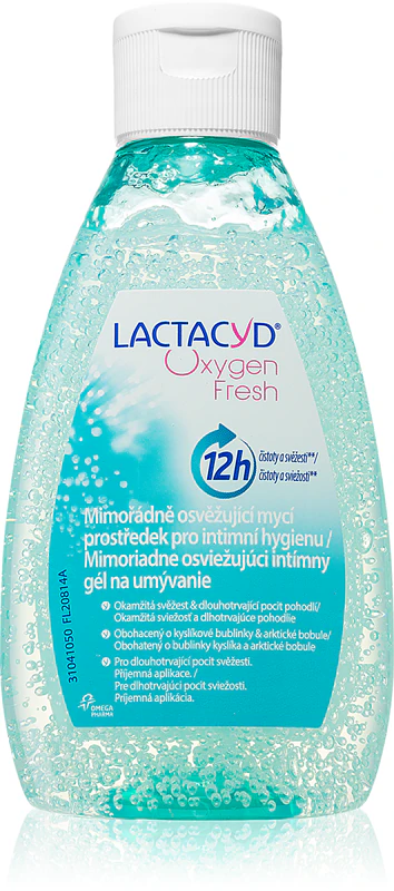 Lactacyd Oxygen Fresh gel refrescante e de limpeza para higiene íntima