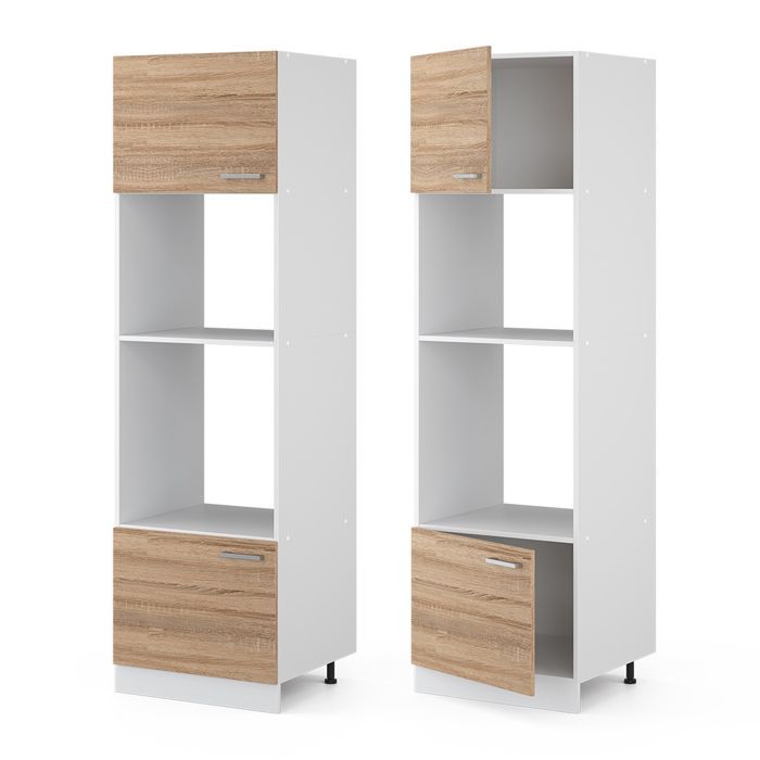 Armoire micro-ondes R-Line 60cm Sonoma Blanc Vicco 29764