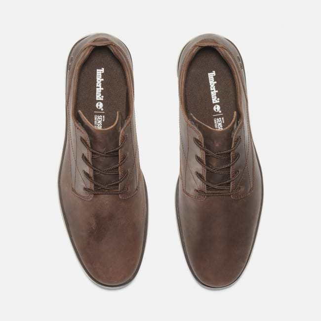 Scarpa Oxford in Pelle Bradstreet da Uomo in                marrone