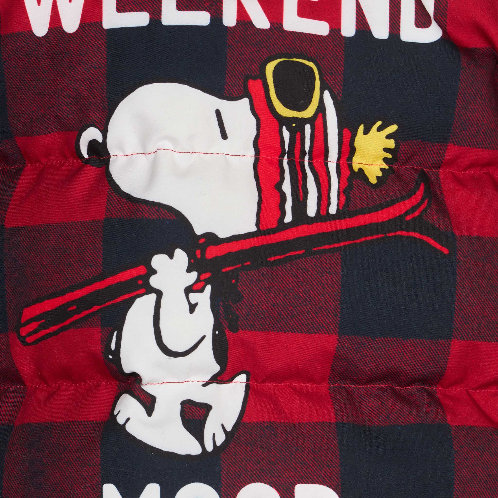 Gewatteerde kinderjas met capuchon en Snoopy-print | Peanuts Spe