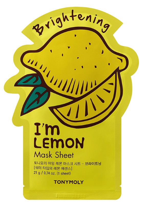 I'm Lemon Mask Sheet posvjetljujuća maska za lice Maske za lice