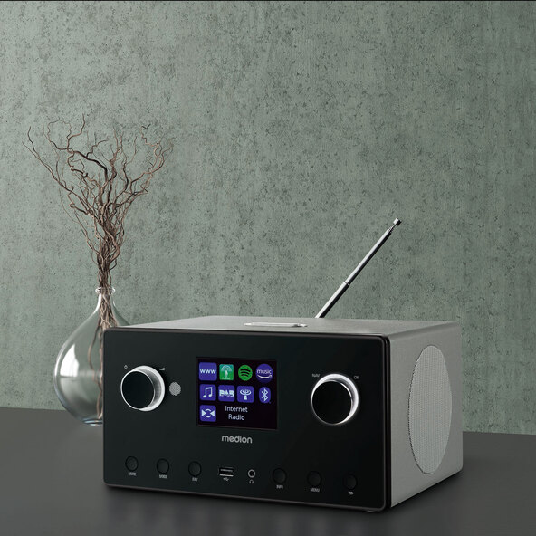 DAB+ Stereo Internet Radio (MD89295), titan