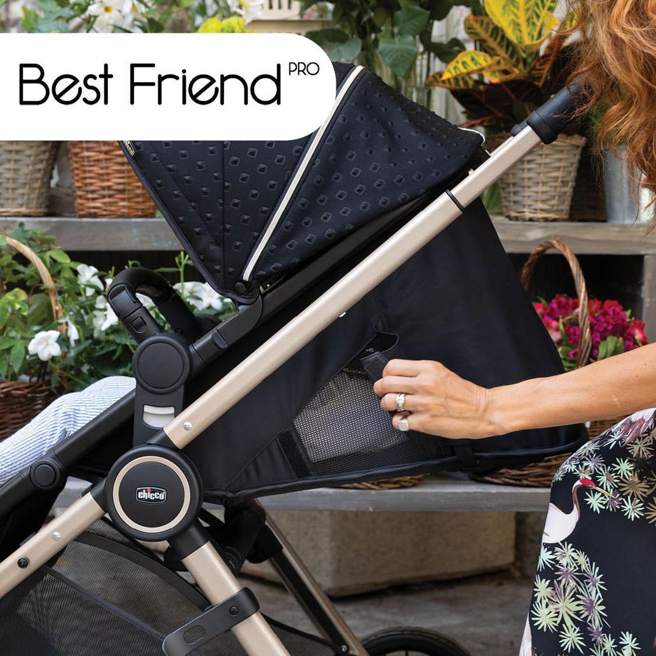 Cochecito Trio Best Friend Pro Black Re Lux Eco+ Kory Essential tisztítószerrel