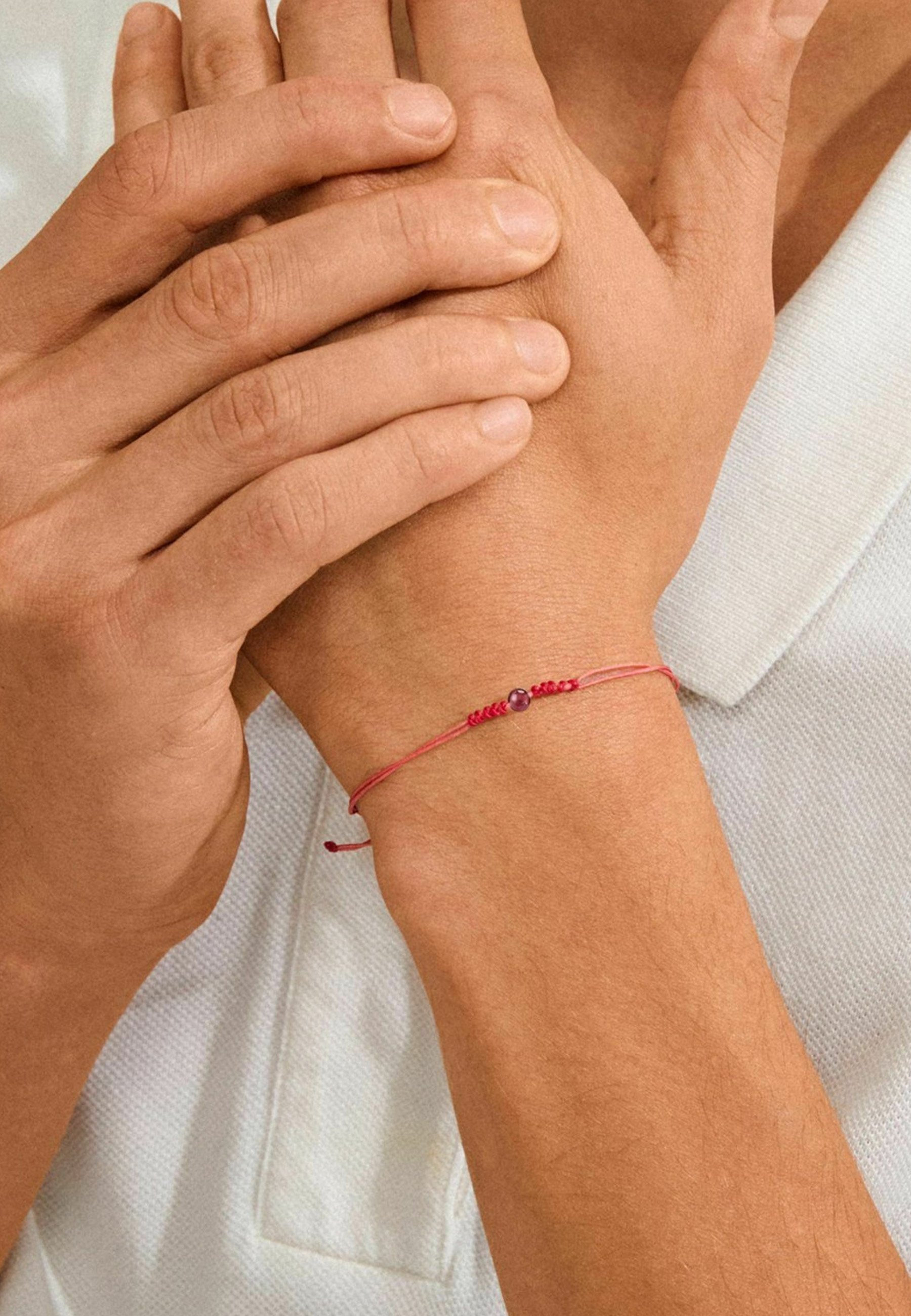 Braccialetto Pilgrim GENNAIO - rosso