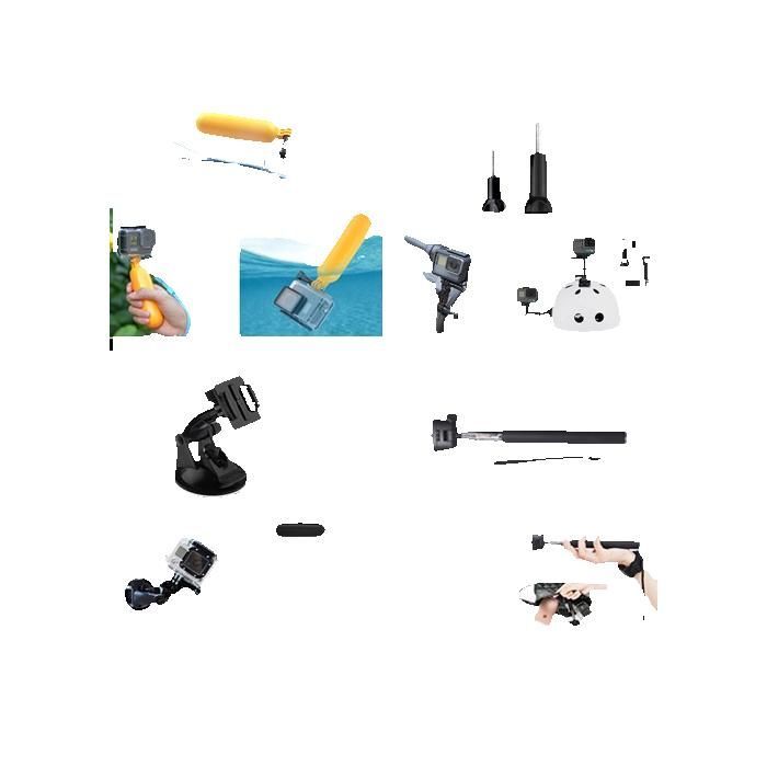 Kit de acessórios para câmera de ação INF 50 em 1, multicolorido