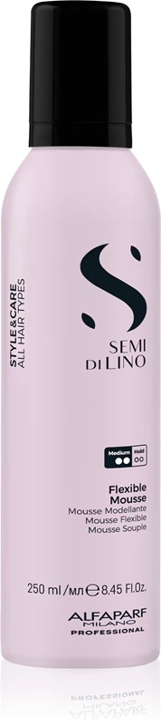 Alfaparf Milano Semi di Lino Style&Care Flexible Mousse pena za lase za naravno obstojnost in sijaj