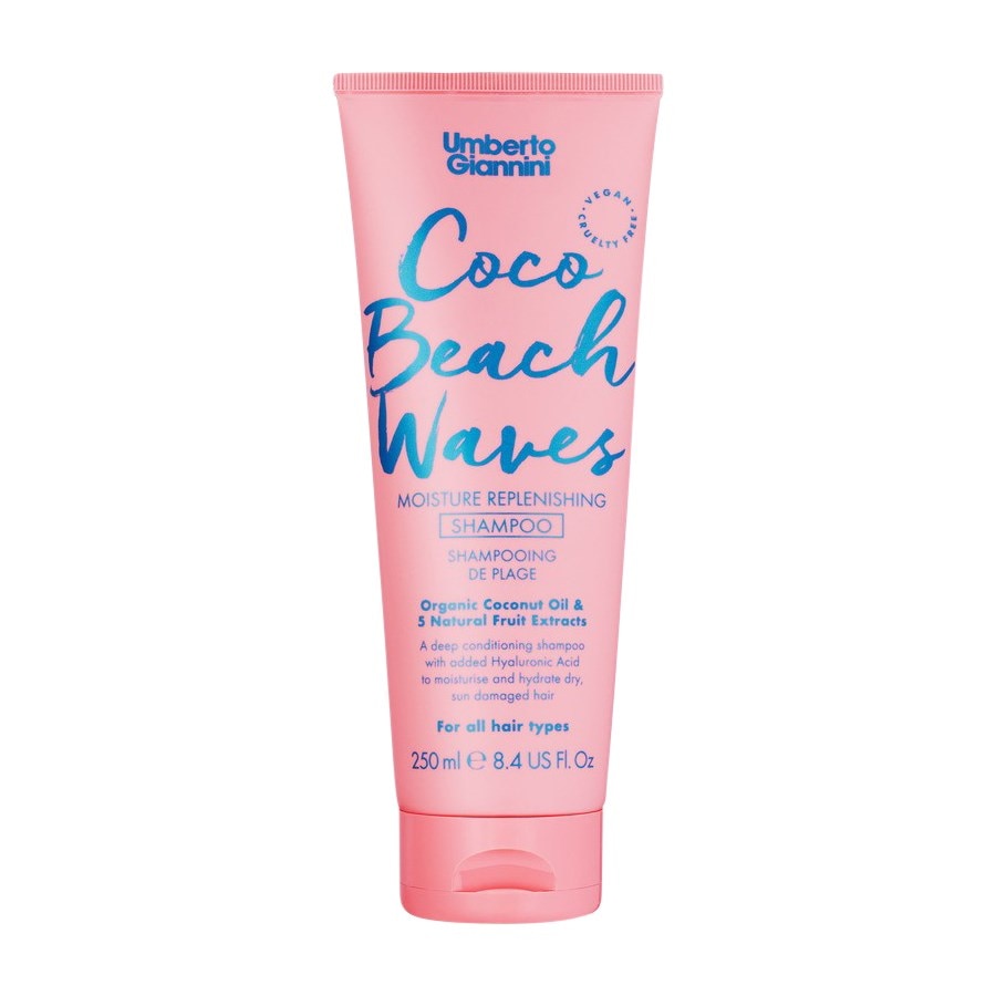 Umberto Giannini CoCo Beach Waves fuktighetsgivende og gjenoppbyggende sjampo - 250 ml