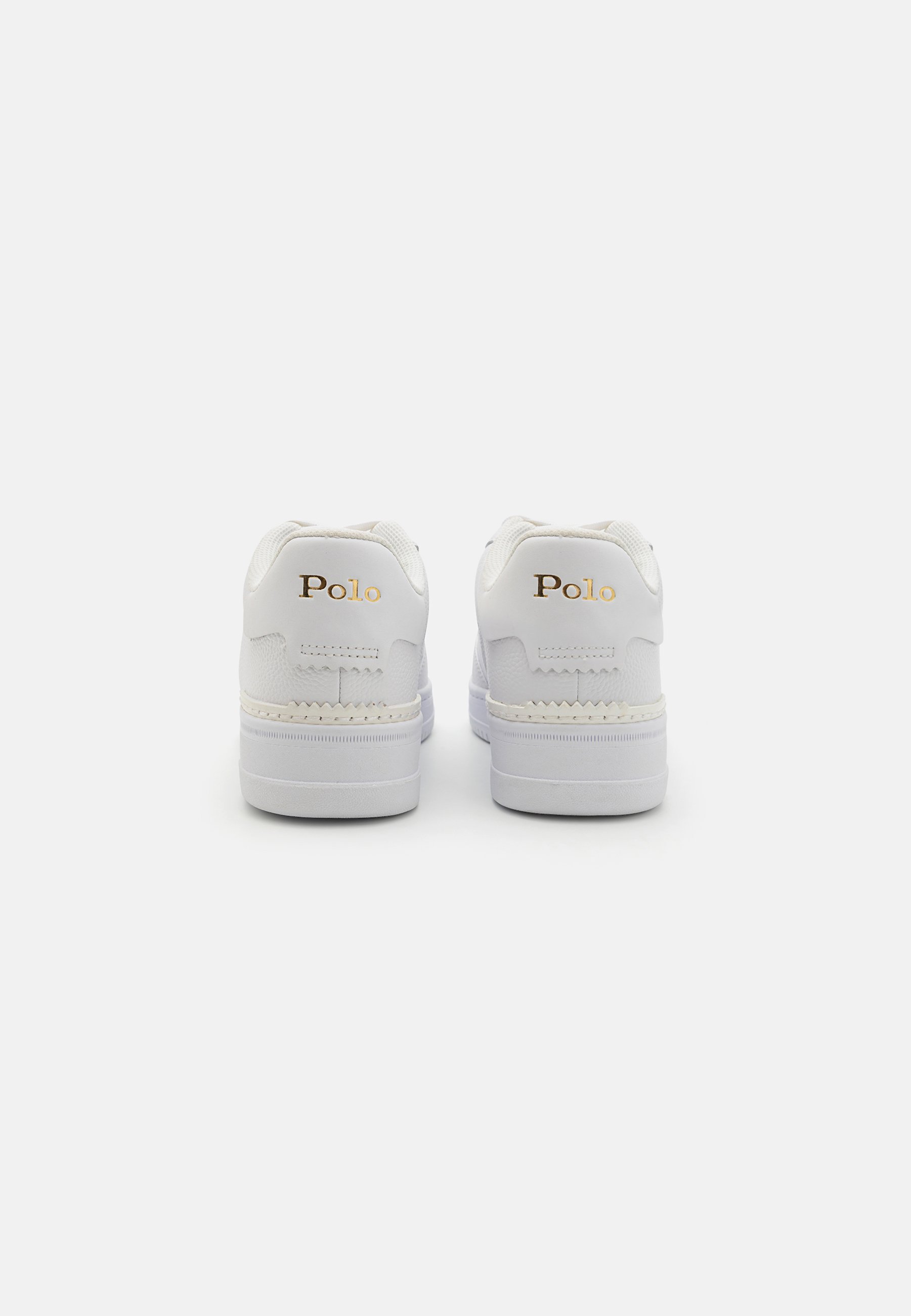 Polo Ralph Lauren MASTERS LACE UNISEX - Sportbačiai - balti/auksiniai
