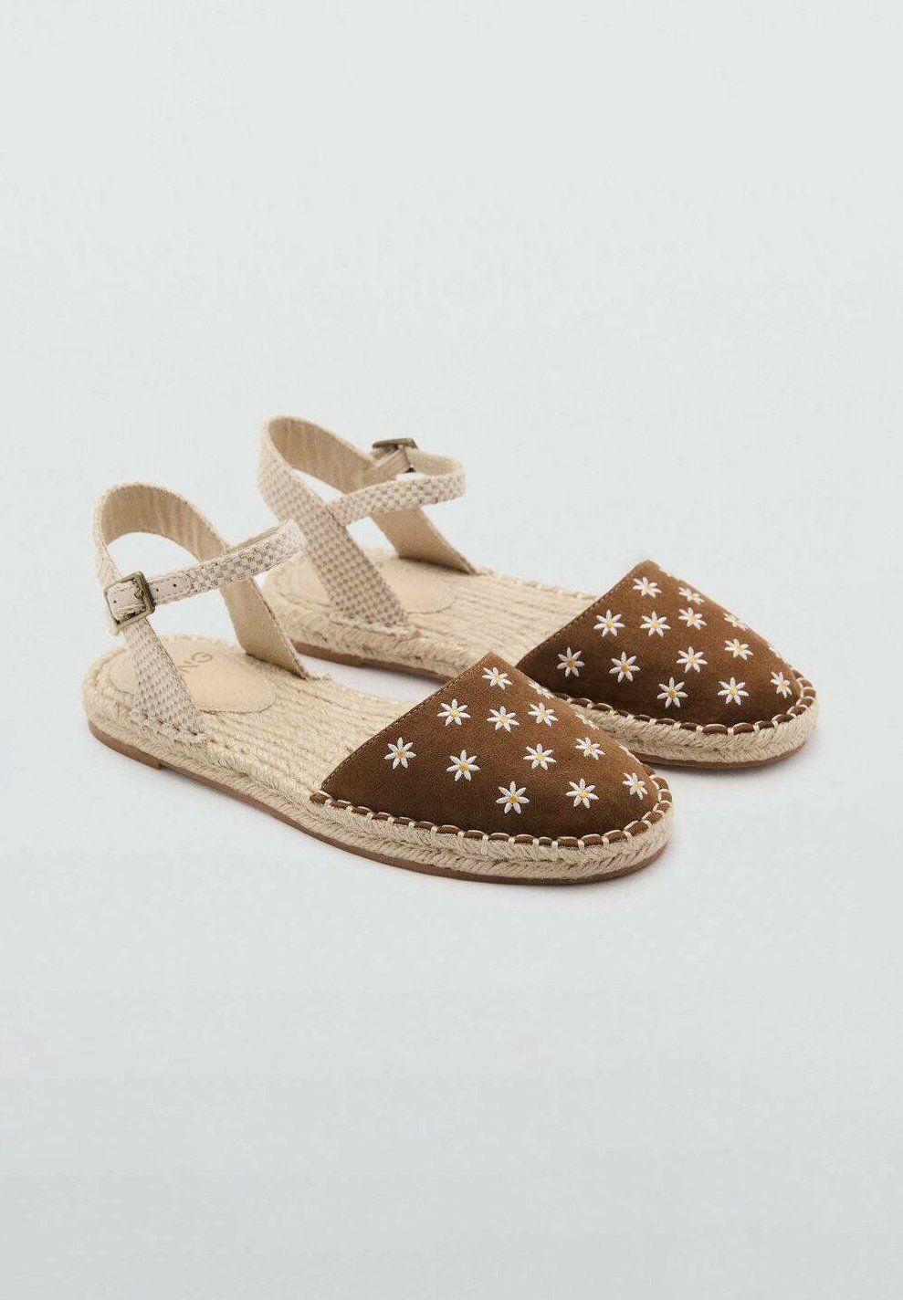 Mango Kids BLOMSTRDE – Ballerinas mit Knöchelriemen – Braun