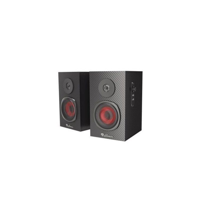 Haut-parleurs Gaming - GENESIS - Helium 200 - 2.0 canaux - 20W - Noir/Rouge