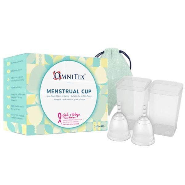 Omnitex Menstruatiecups - 2 stuks (2 kleine cups)