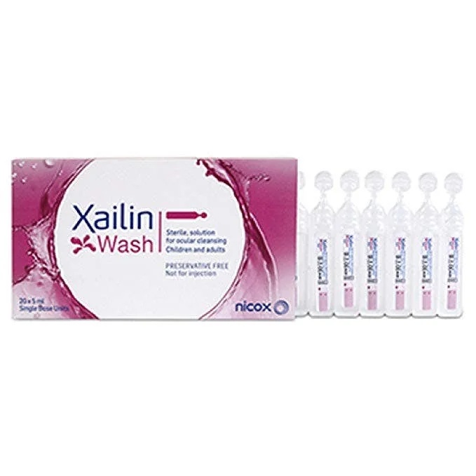 XAILIN Xailin Wash Steriele oplossing 20 flessen voor oogspoeling