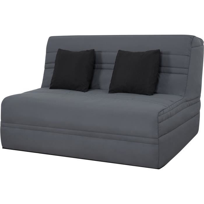 Nuage 3-zits slaapbank - Grijze stof - SIMMONS matras - Slaapoppervlak 188x138 cm