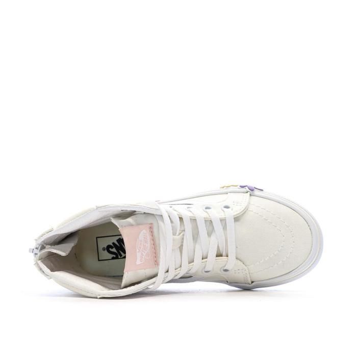 Scarpe da ginnastica Vans Flower Beige da ragazza