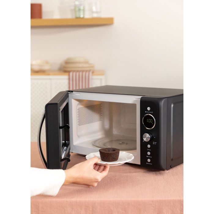 Microondas retro - Create - 20L - 900W Grill - Pantalla LCD - Fácil de limpiar
