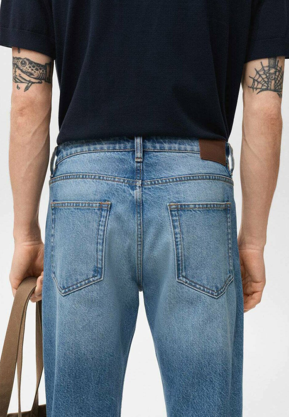 Mango BOB - Rechte jeans - blauw