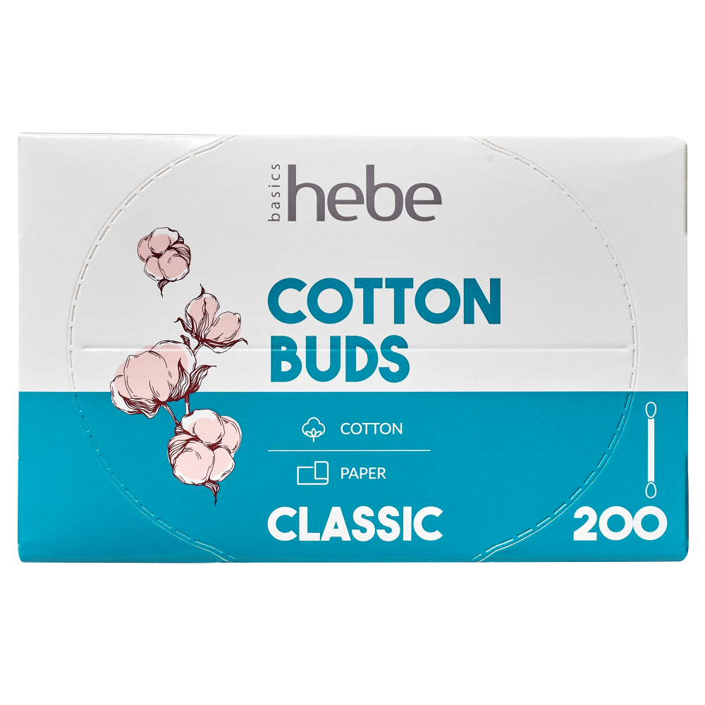 Vatové tyčinky Hebe Basics