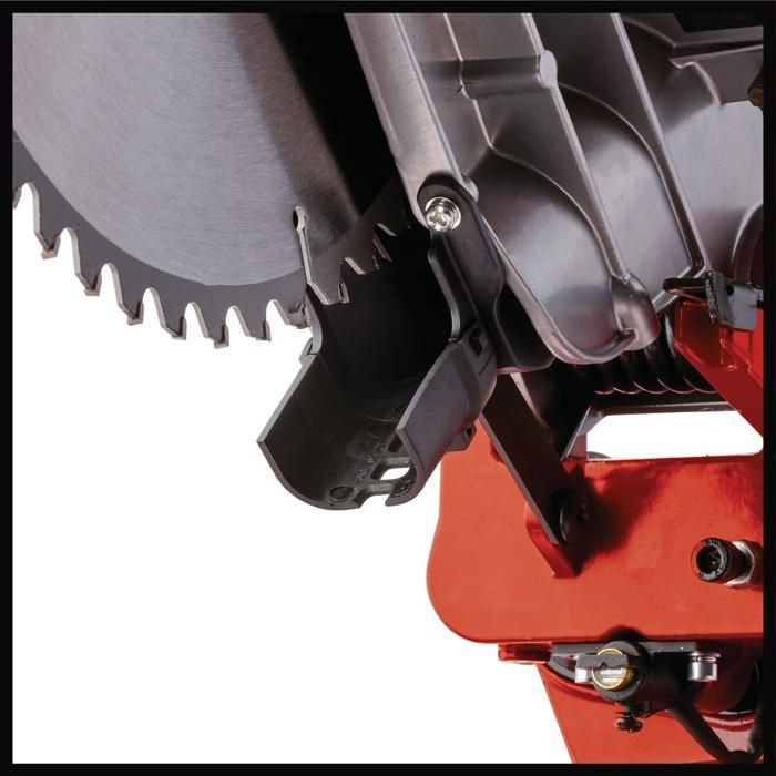 Einhell Scie à onglet radiale TC-SM 2131/1 Dual (max. 1 800 W, 4 900 tour/min) avec lame aux carbures de tungstène et laser